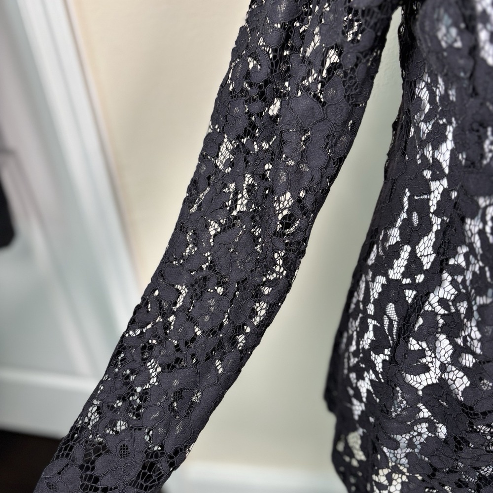 Apt 9 Black Lace Women's Topper Classy Whims Goth Gypsy Fairy Grunge - Picture 3 of 13